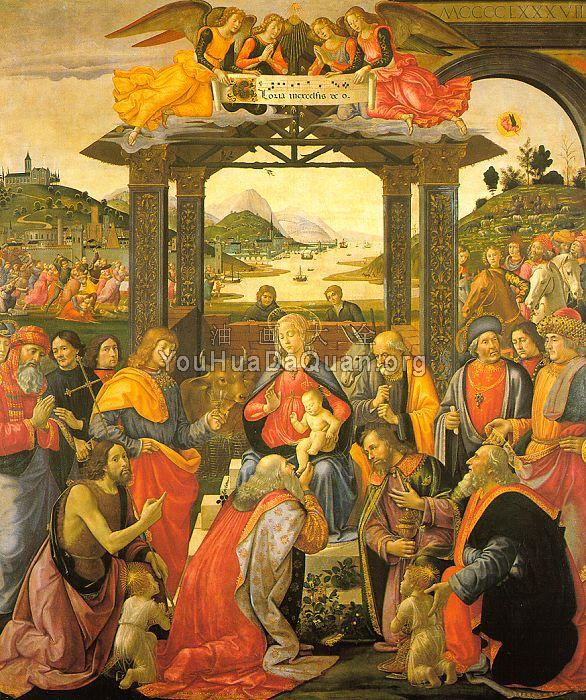 Adoration of the Magi for the Spedale degli Innocenti - 多梅尼科·基尔兰达约